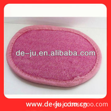 Bath Scrubber Pink Two Face Pad Body Polyester Exfoliating